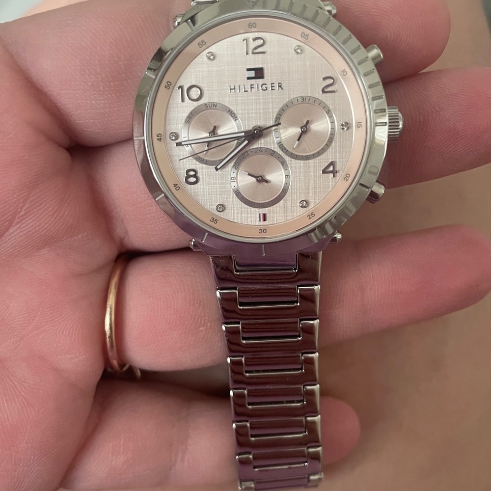 Tommy Hilfiger Silver Chronograph Watch